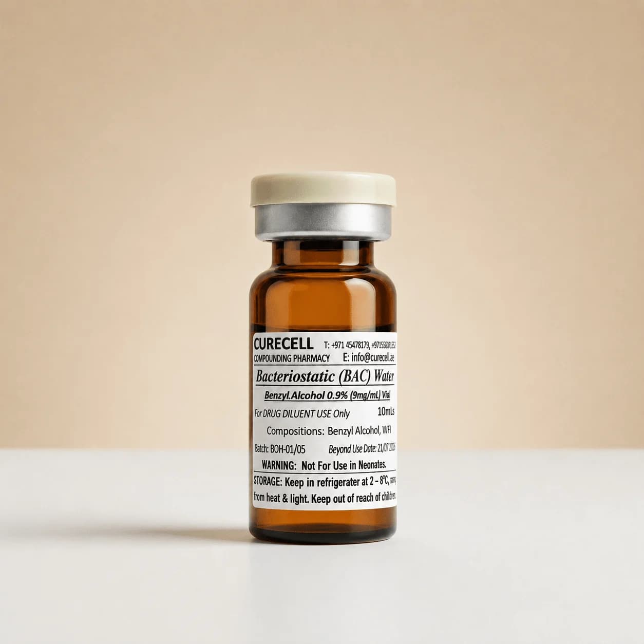 Pharma-Grade Bacteriostatic Water WFI