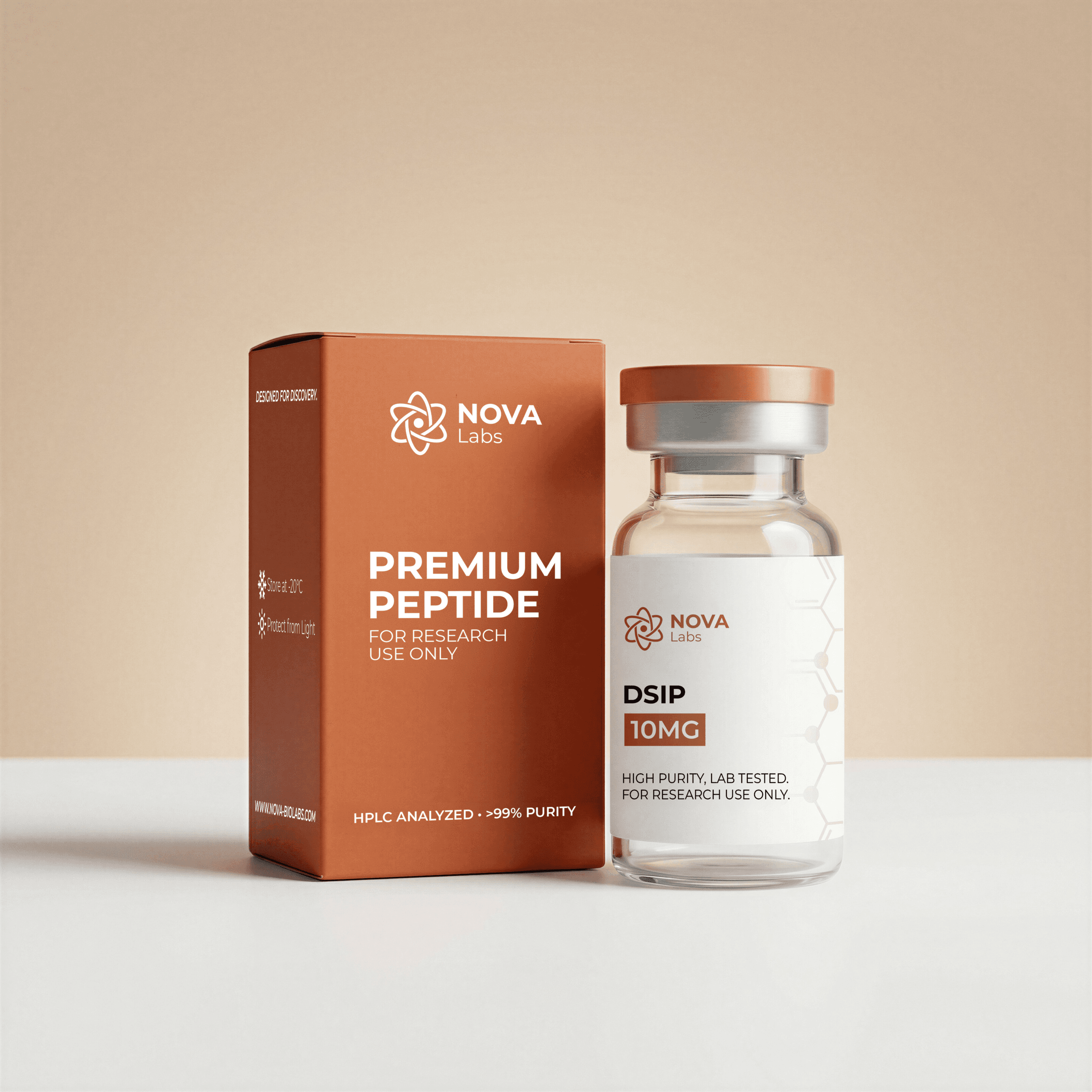 DSIP 10MG vial and box - NOVA Labs