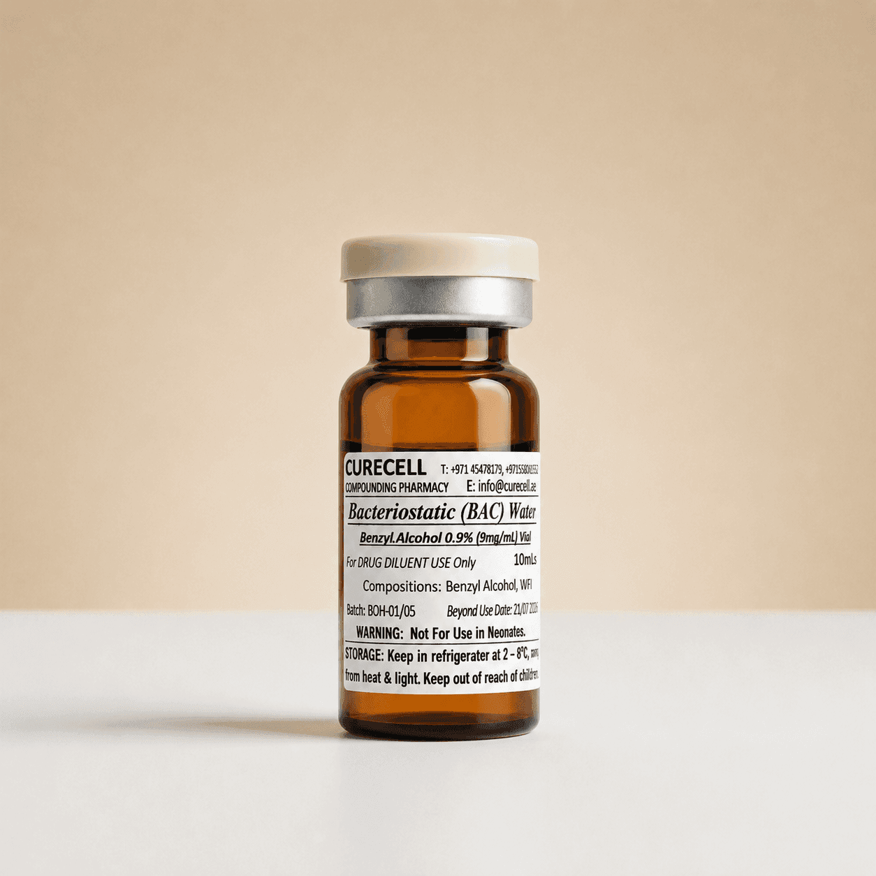 Pharma-Grade Bacteriostatic Water WFI